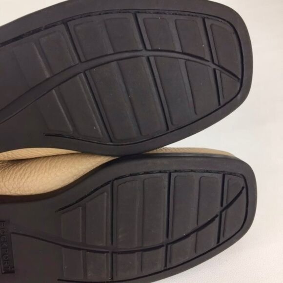 Rockport Tan Camel Pebbled Leather Penny Loafers 7.5 - Picture 11 of 15